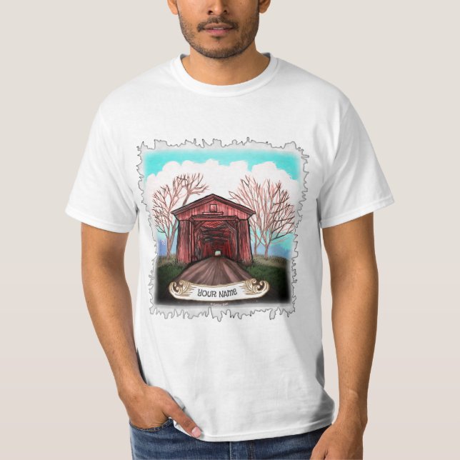 Camiseta Red Covered Bridge (Frente)