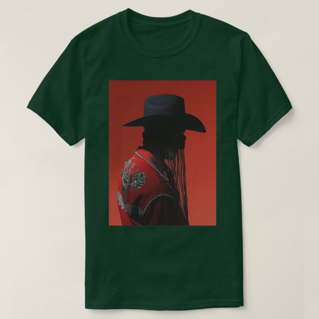 Camiseta Red Cowboy Orville Peck (Frente do Design)