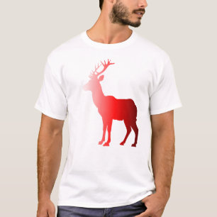 Camiseta Red Deer Silhouette - Graça da Natureza
