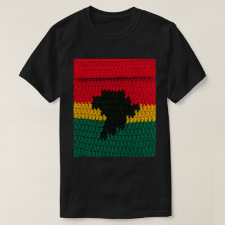 Camiseta Red Dourada Green Africa Artisan Crochet Impressão