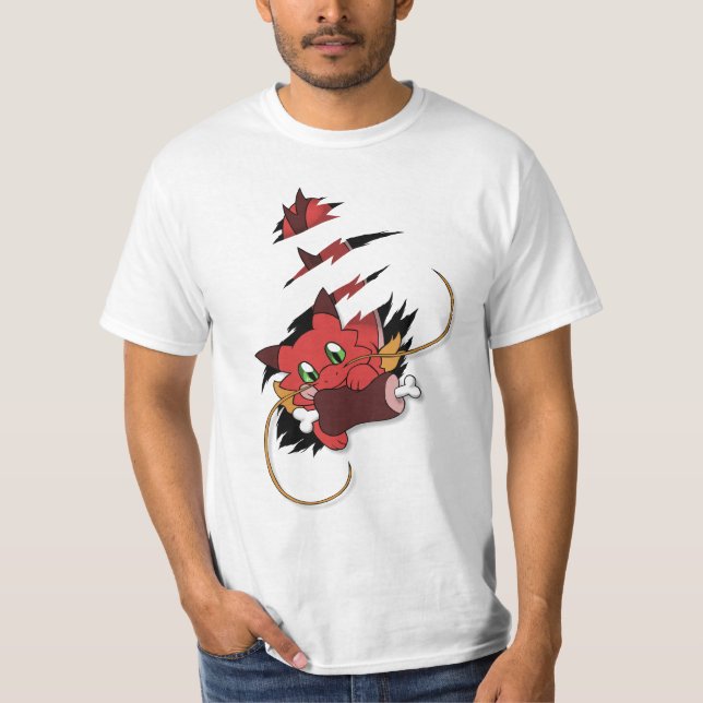 Camiseta Red Dragon eats meat (Frente)