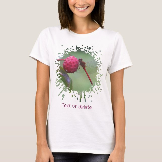 Camiseta Red Dragonfly Nature  (Frente)