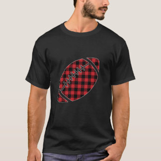 Camiseta Red E Black Buffalo - Xadrez Americana De Futebol