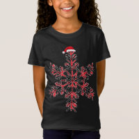 Red E Black Christmas Buffalo Xadrez Santa hat Sn