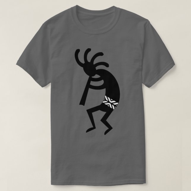 Camiseta Red E Black Kokopelli  (Frente do Design)