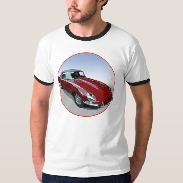 Camiseta Red E Type Roadster (Frente)
