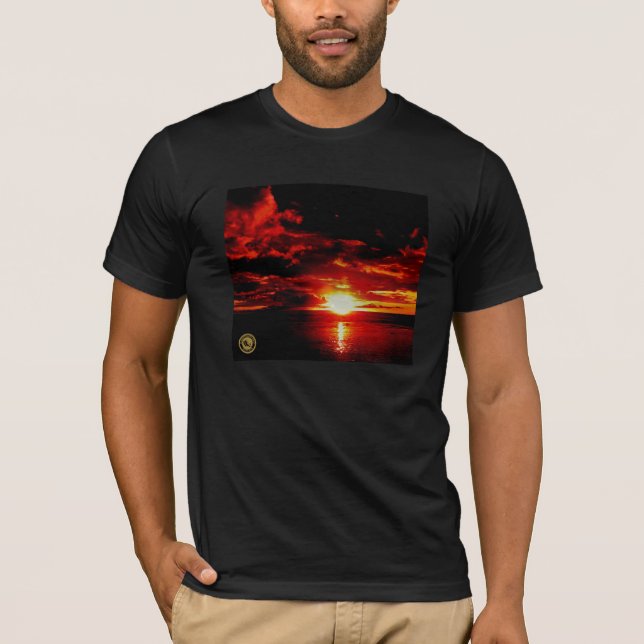 Camiseta Red Eye ao T dos homens de Oahu (Frente)