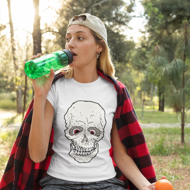 Camiseta Red Eyes Skull T-Shirt (Criador carregado)