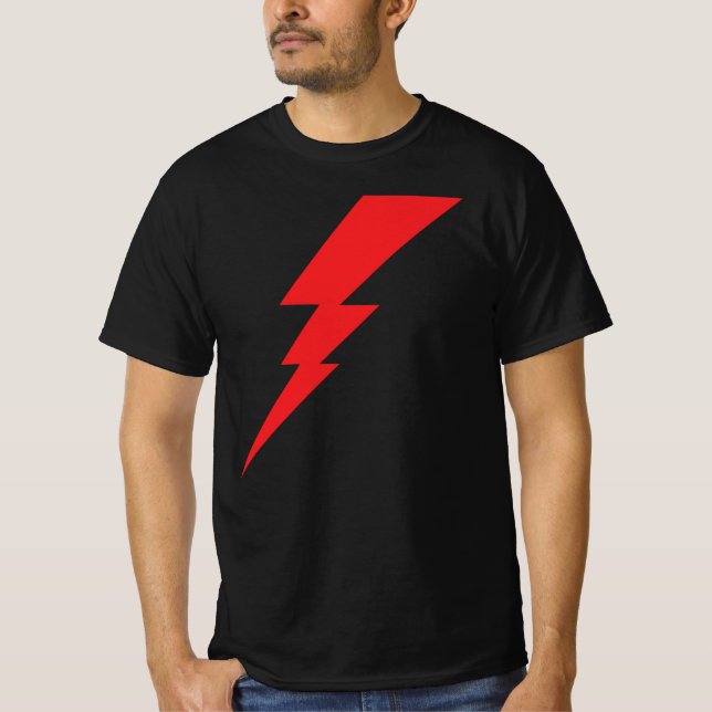 Camiseta Red Flash Lightning Bolt (Frente)