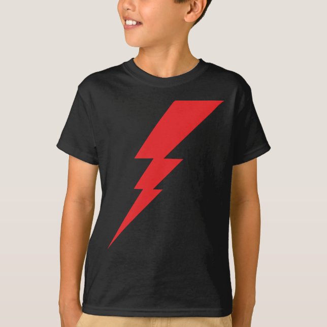 Camiseta Red Flash Lightning Bolt (Frente)