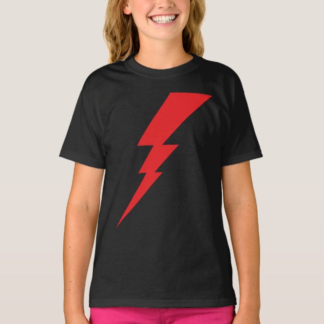 Camiseta Red Flash Lightning Bolt (Frente)