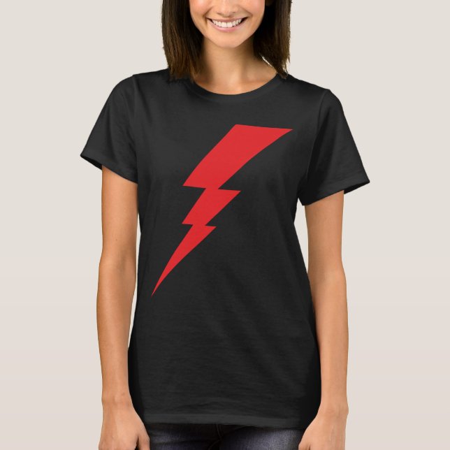 Camiseta Red Flash Lightning Bolt (Frente)