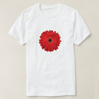 Camiseta Red Flower Gerbera Photo Design