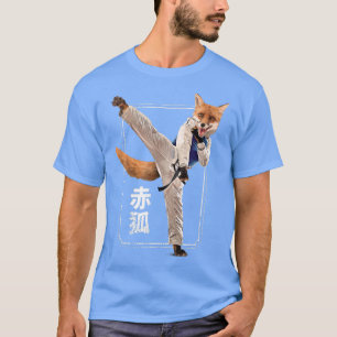 Camiseta Red Fo Doing Karate Funny Animal Marital Artes
