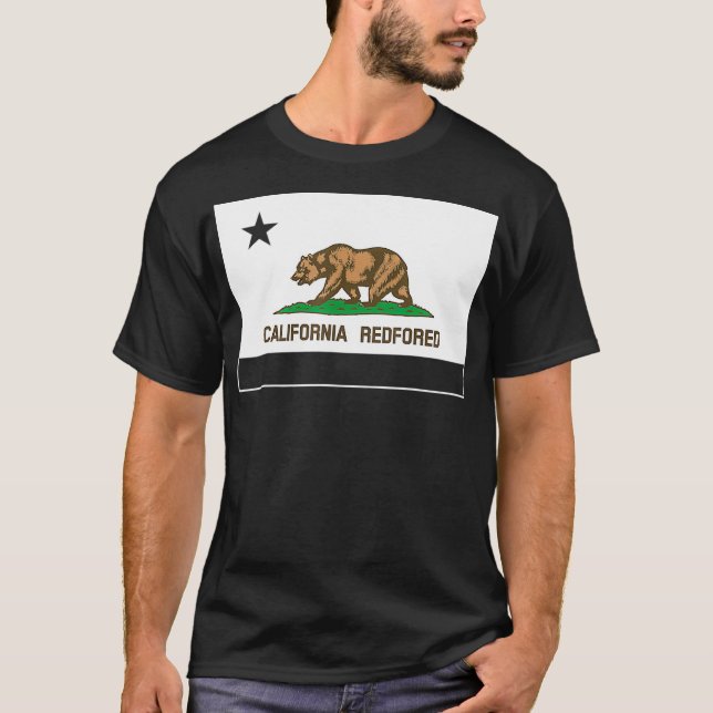 Camiseta Red For Ed California Flag (Frente)