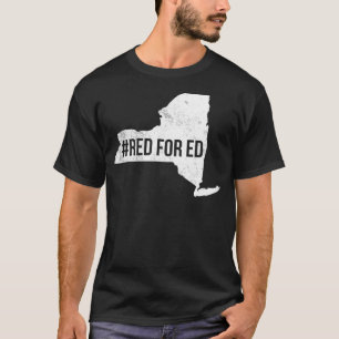 Camiseta Red For Ed New York Professer Public Education
