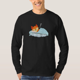 Camiseta Red Fox Sleeping Animal Graphic Cute Fox