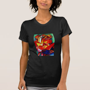 Camiseta Red France Libre rosa aqucolor art
