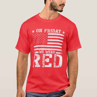 Camiseta RED Friday Lembrar Todos Implantados Arm de Sinali