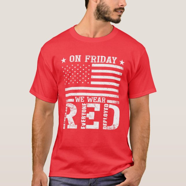 Camiseta RED Friday Lembrar Todos Implantados Arm de Sinali (Frente)