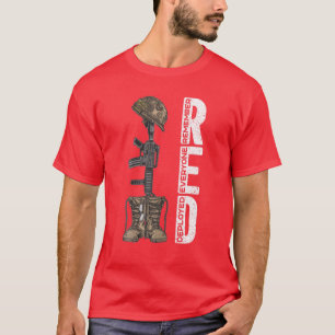 Camiseta RED Friday Lembre-se de todos os que implantaram o