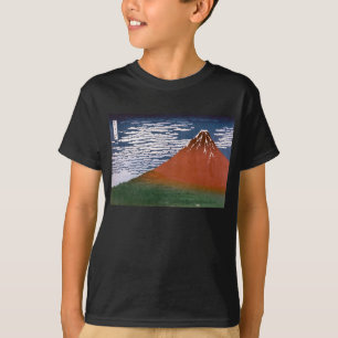 Camiseta Red Fuji, Aka Fujiyama Volcano Katsushika Hokusai