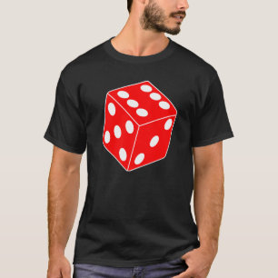 Camiseta Red Gaming Dice Halloween Costume Legal Rolha Em R