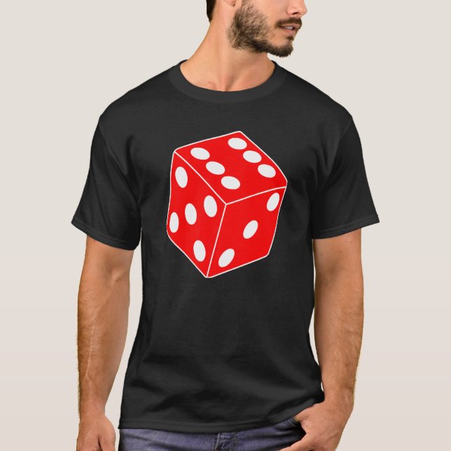 Camiseta Red Gaming Dice Halloween Costume Legal Rolha Em R (Frente)