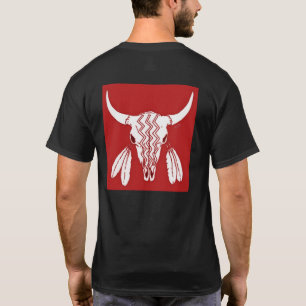 Camiseta Red Ghost Dance Buffalo Black t-shirt quadrada atr
