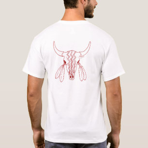 Camiseta Red Ghost Dance Buffalo de volta