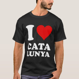 Camiseta Red He I Love Catalunya