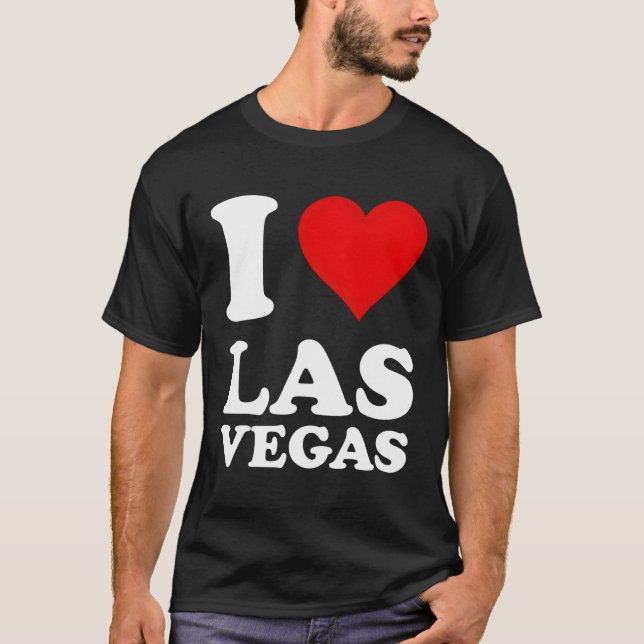 Camiseta Red He I Love Las Vegas (Frente)