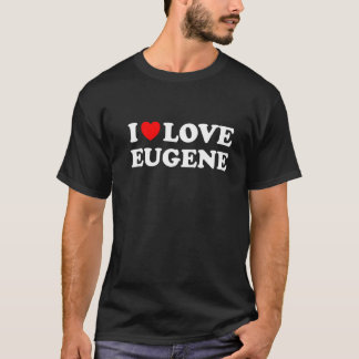Camiseta Red Heart I Love Eugene