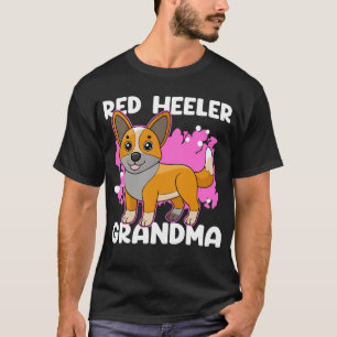 Camiseta Red Heeler Vovó australiana Gado de Bovinos