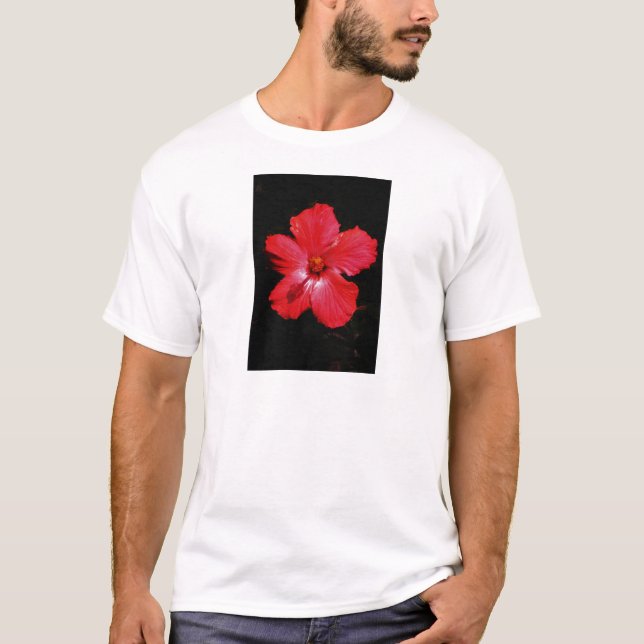 Camiseta Red Hibiscus (Frente)