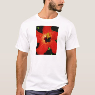 Camiseta Red Hibiscus