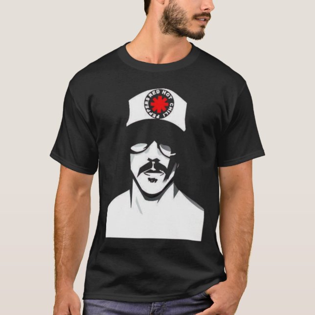 Camiseta Red Hot Chili Peppers – Anthony Kiedis Silhouette  (Frente)