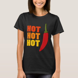 Camiseta Red Jalapeno Spicy Pepper Quente
