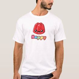 Camiseta Red Jelly Happy Text - Happy Jump