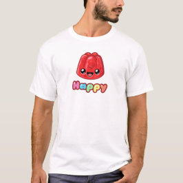 Camiseta Red Jelly Happy Text - Happy Jump