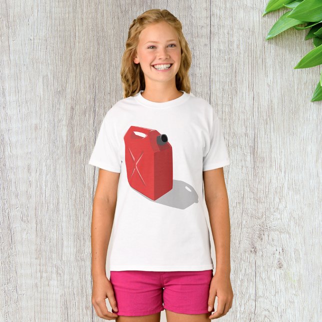 Camiseta Red Jerrican Girls (Criador carregado)