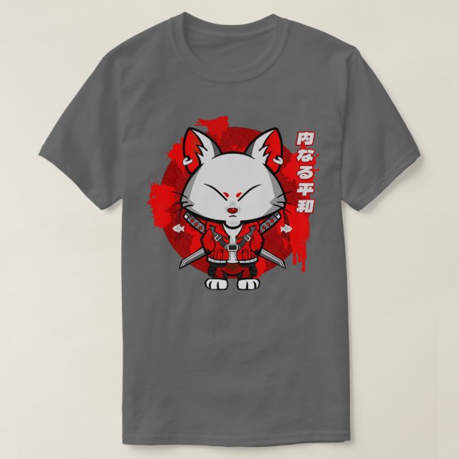 Camiseta Red Kitsune (Frente do Design)