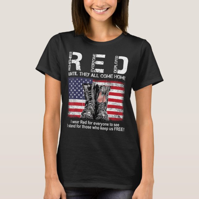 Camiseta RED Lembra-Se De Todos Implantados Até Todos Chega (Frente)
