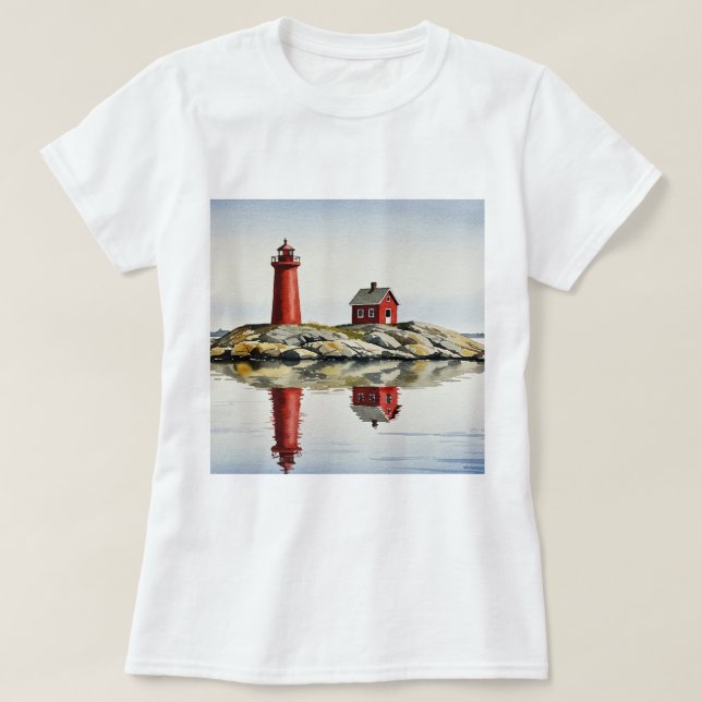 Camiseta Red lighthouse (Frente do Design)