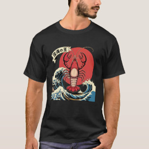 Camiseta Red Lobster Arte Japonês Mulheres Lendárias Lobs M