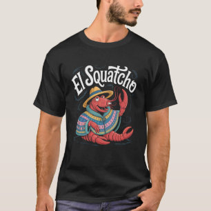 Camiseta Red Lobster Lagosta El Squatcho Poncho Ocidental L