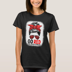 Camiseta Red Messaging Women In Fevereiro - Doença Cardíaca