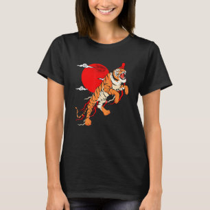 Camiseta Red Moon Asian Willife Animal Predator Selvagem Ca