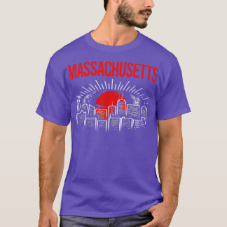 Camiseta Red Moon Massachusetts 