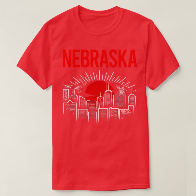 Camiseta Red Moon Nebraska (Frente do Design)